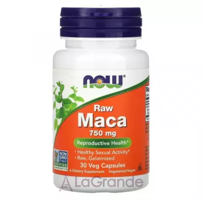 Now Foods Raw Maca 750 mg  , 750 