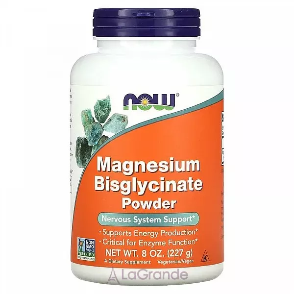 Now Foods Magnesium Bisglycinate Powder ������ ���������, �������