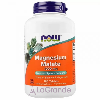 Now Foods Magnesium Malate 1000 mg  , 1000 