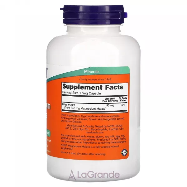 Now Foods Magnesium Malate ������ �����