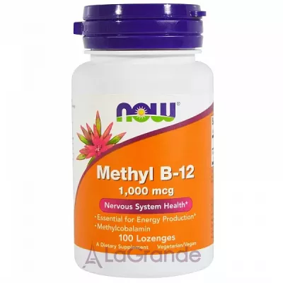 Now Foods Methyl B-12 1000 mcg  -12 , 1000 