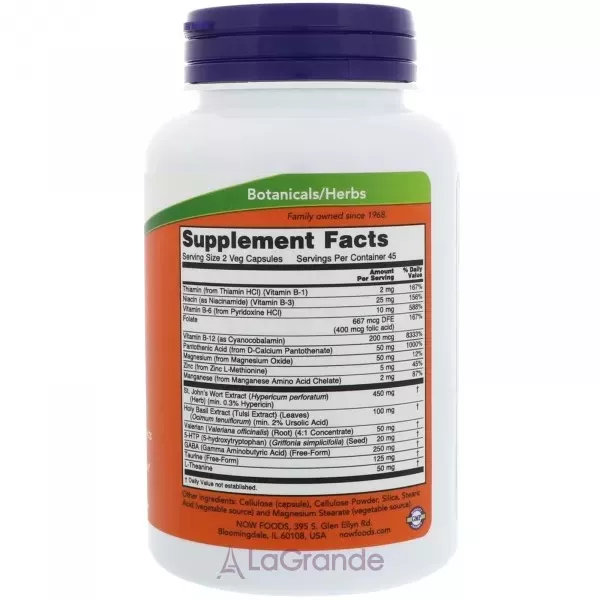 Now Foods Mood Support With St. Johns Wort �������� ��� �������� ������� � �������