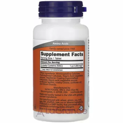 Now Foods NAC 1000 mg , 1000 
