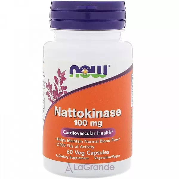 Now Foods Nattokinase 100 mg ����������, 100 �� (�������� �������-������� �������)