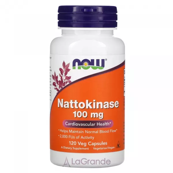 Now Foods Nattokinase 100 mg ����������, 100 �� (�������� �������-������� �������)