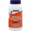 Now Foods Natural Resveratrol 200 mg  , 200  ( - )