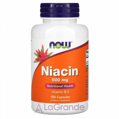 Now Foods Niacin 500 mg  3 , 500 , 