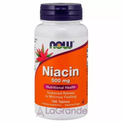 Now Foods Niacin 500 mg  3 , 500 