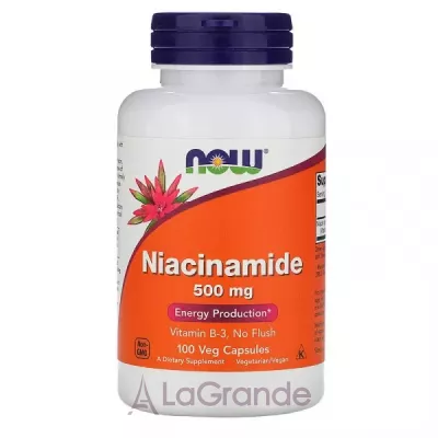 Now Foods Niacinamide 500 mg , 500 