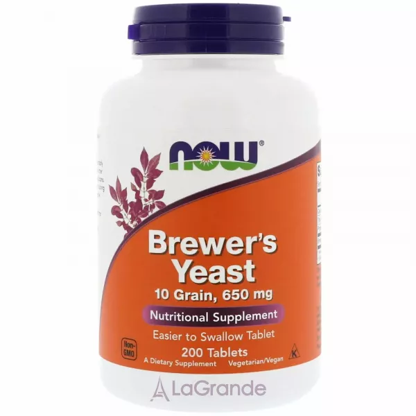 Now Foods Brewer's Yeast 650 mg ����� �����, 650 ��
