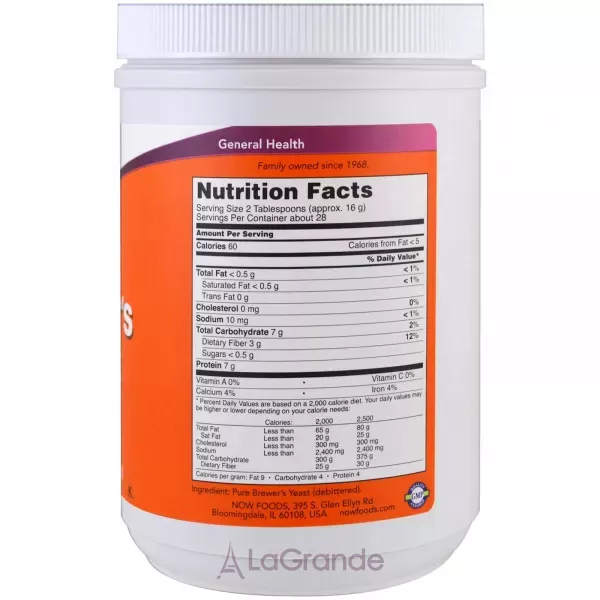 Now Foods Brewer's Yeast ����� �����, �������