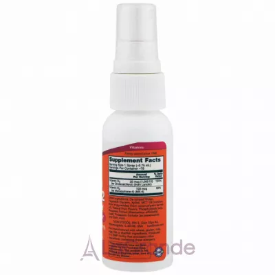 Now Foods Vitamin D3 & K2 Liposomal Spray  3  2, 1000 /100 ,  