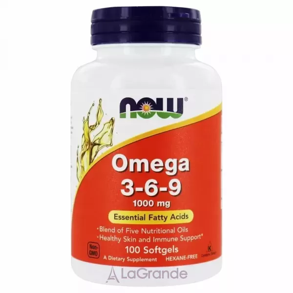 Now Foods Omega 3-6-9 1000 mg ����� 3-6-9, 1000 ��