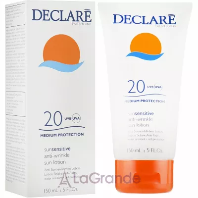 Declare Anti-Wrinkle Sun Lotion SPF 20     SPF 20