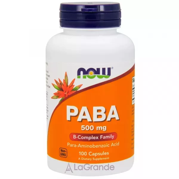 Now Foods PABA 500 mg ���� (����-������������ �������) 500 ��
