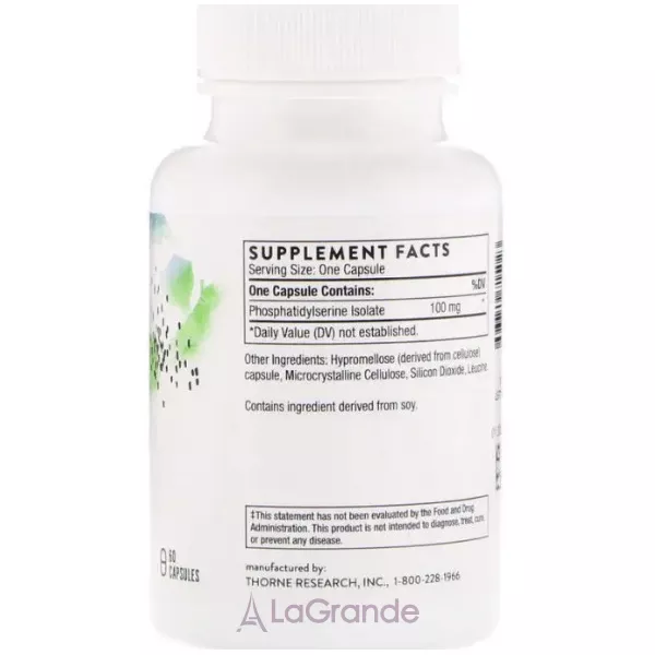 Thorne Research Iso-Phos Phosphatidylserine ��������������� � ��������