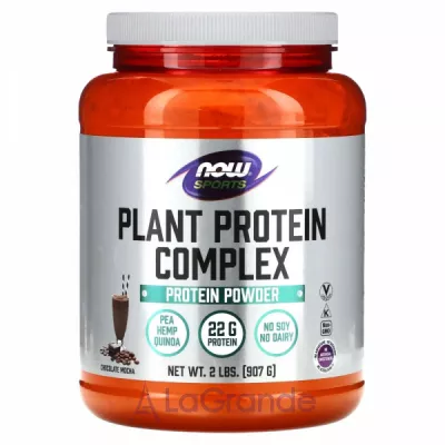 Now Foods Plant Protein Complex Chocolate Mocha   ,    