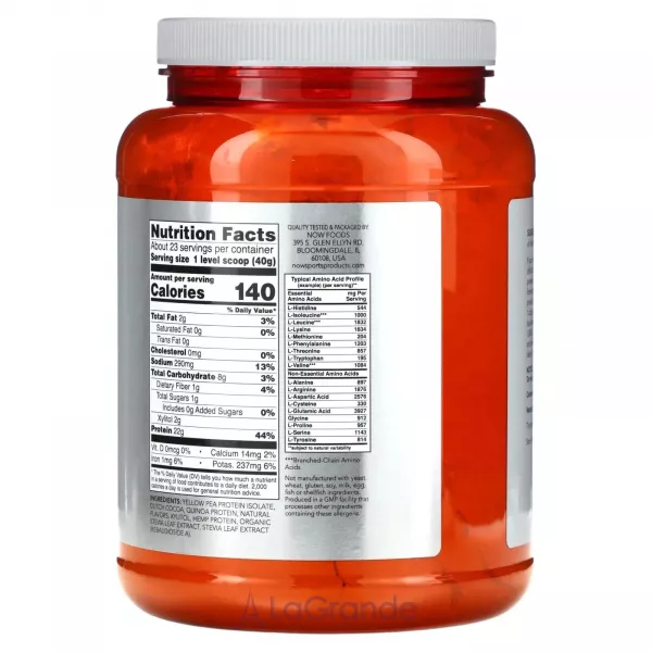 Now Foods Plant Protein Complex Chocolate Mocha ��������� ���������� ��������, � ������ ����������� �����