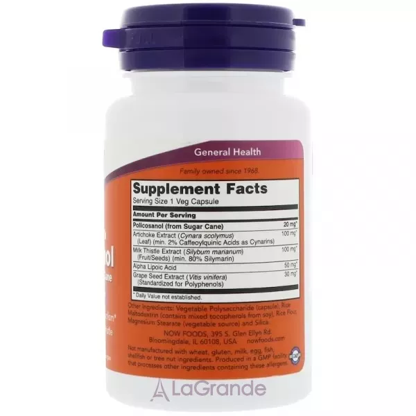 Now Foods Policonasol 20 mg ����������, ������� ����, 20 �� (�������� ��������� ��������������� ����������)