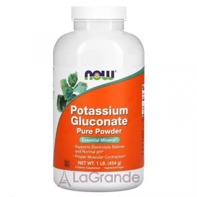 Now Foods Potassium Gluconate Pure Powder  ,  (     ,    )