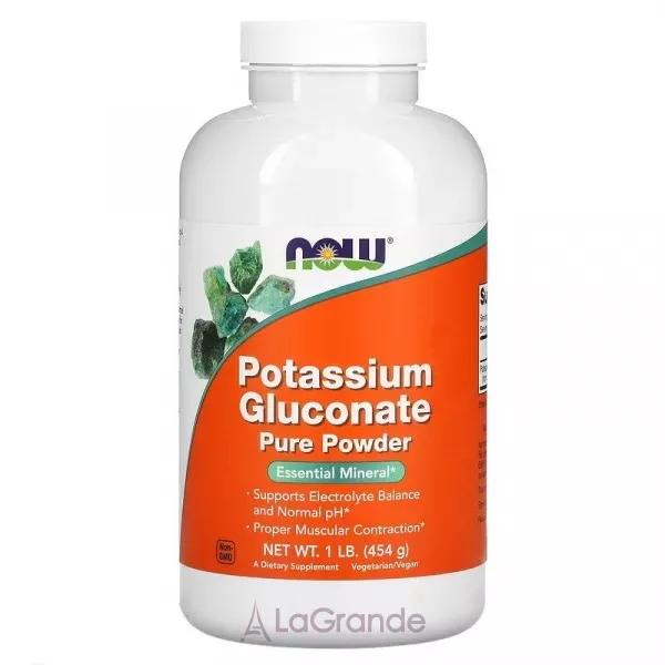 Now Foods Potassium Gluconate Pure Powder ���� ��������, ������� (�������� ������������� ������� �� ����������� ��, ������ ����������� �'������� ����������)