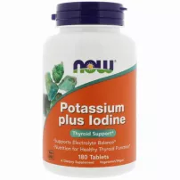 Now Foods Potassium Plus Iodine ĳ������ ������� ��� �������� ���������� ������ "����� ����", 30 ��