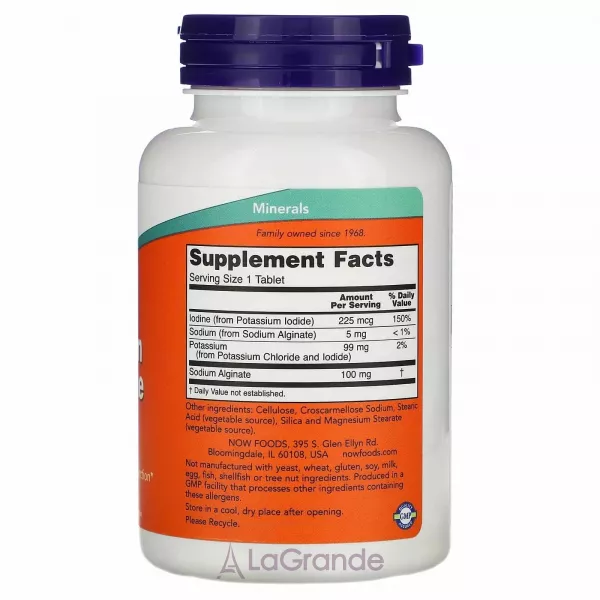 Now Foods Potassium Plus Iodine ĳ������ ������� ��� �������� ���������� ������ 