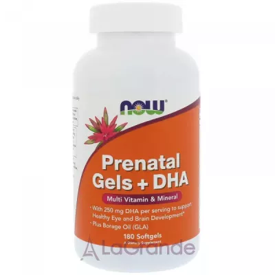 Now Foods Prenatal Gels + DHA      