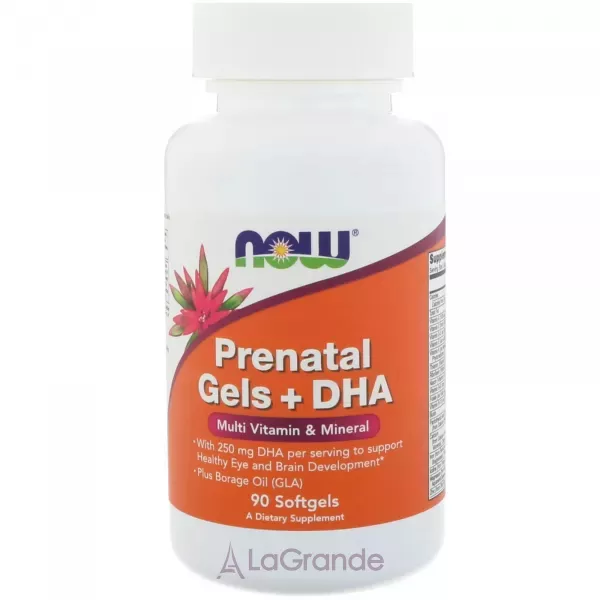 Now Foods Prenatal Gels + DHA ³����� ��� ������� � ���'���� �����