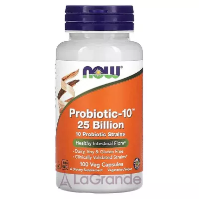 Now Foods Probiotic-10 25 Billion -10, 25  