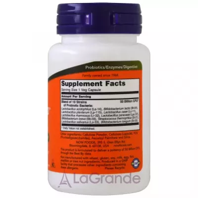 Now Foods Probiotic-10 50 Billion -10, 50  