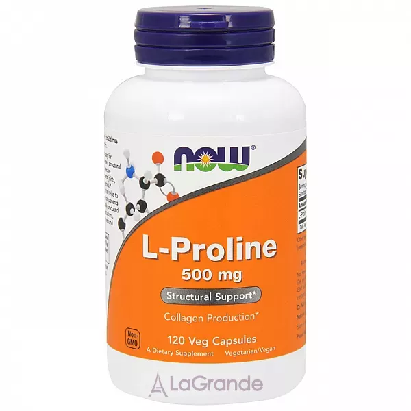 Now Foods L-Proline 500 mg �����, 500 �� (�������� ��������� �������, ������, �'���, ��������, ���� �� ����� ��������� ������)