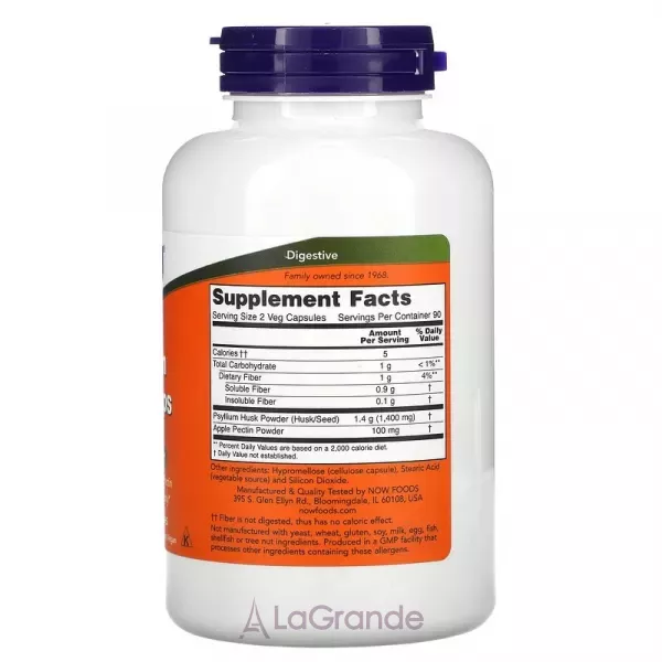 Now Foods Psyllium Husk Caps 700 mg �������� ������ �����������, 700 �� (�������� ������'� ���������)