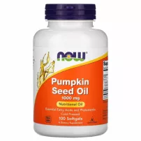 Now Foods Pumpkin Seed Oil 1000 mg ĳ������ ������� "��������� ���", 1000 ��