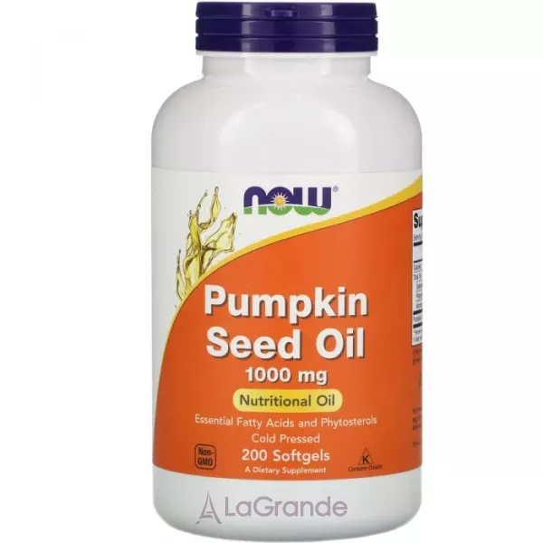 Now Foods Pumpkin Seed Oil 1000 mg ĳ������ ������� 