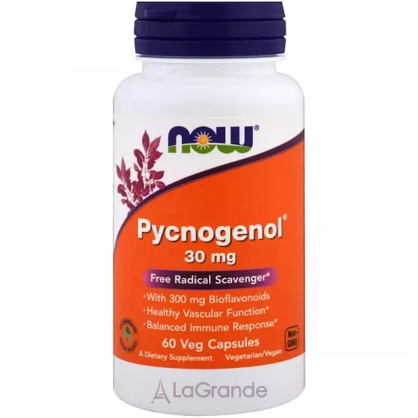 Now Foods Pycnogenol 30 mg ����������, 30 �� (������������)
