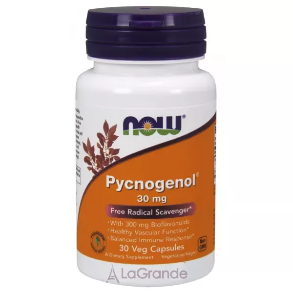 Now Foods Pycnogenol 30 mg ����������, 30 �� (������������)