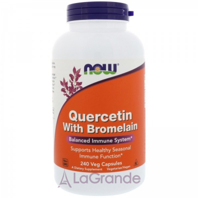 Now Foods Quercetin with Bromelain    (   )