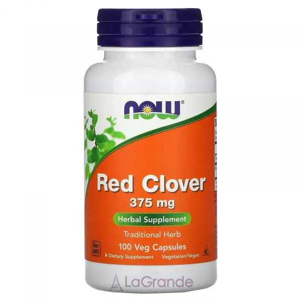 Now Foods Red Clover 375 mg ������� ��������, 375 ��