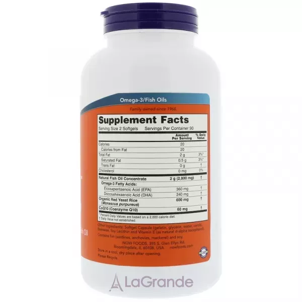 Now Foods Red Omega �������� ���, ����� �� ������� Q10 (�������� �������-������� �������)