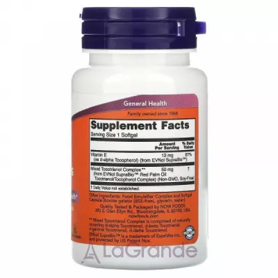 Now Foods Red Palm Tocotrienols 50 mg     , 50  (  -   )