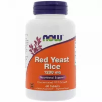 Now Foods Red Yeast Rice 1200 mg �������� ��������� ���, 1200 ��