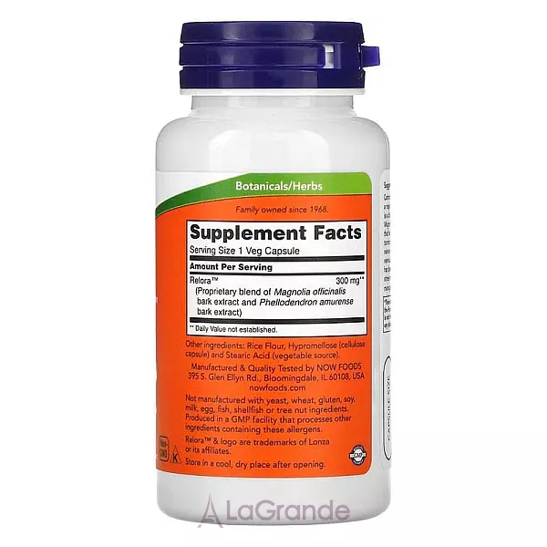 Now Foods Relora 300 mg ������, 300 �� (�������� ������ �� �������)