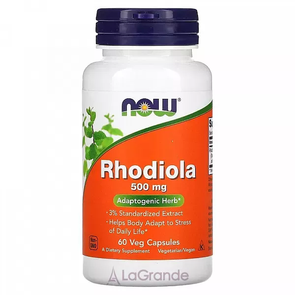 Now Foods Rhodiola 500 mg ������ ������, 500 �� (���������)