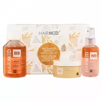 Hairmed Kit Trattamento Idratazione Capelli Secchi Travel Size ���� "���������� ������� Family" (shm/200ml + h/mask/250ml + h/ser/100ml)