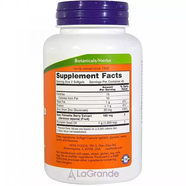 Now Foods Saw Palmetto Extract ��������� � �볺� ������ ������� �� ������, �������� (������� ������'�)