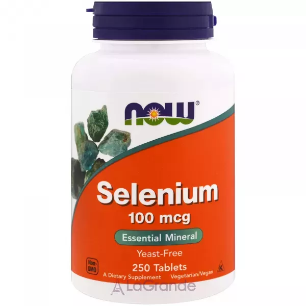 Now Foods Selenium Yeast Free 100 mcg ����� ��� ������, 100 ���