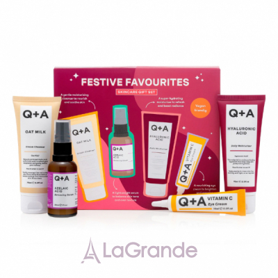 Q+A Festive Favourites Gift Set (f/cl/125ml+f/ser/30ml+f/cr/75ml+eye/cr/15ml)       