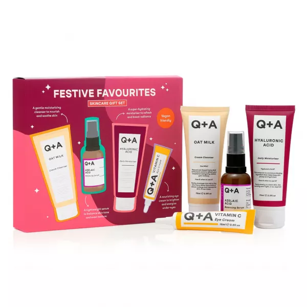 Q+A Festive Favourites Gift Set (f/cl/125ml+f/ser/30ml+f/cr/75ml+eye/cr/15ml) ������������ ���� ��� ������� �� ����� �������