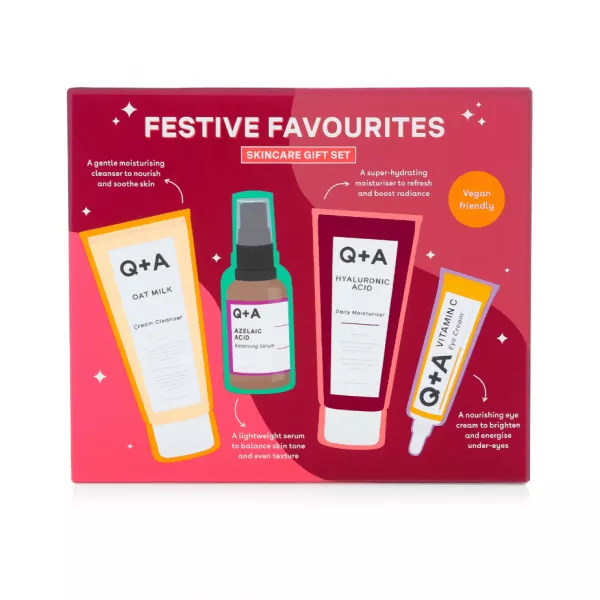 Q+A Festive Favourites Gift Set (f/cl/125ml+f/ser/30ml+f/cr/75ml+eye/cr/15ml) ������������ ���� ��� ������� �� ����� �������